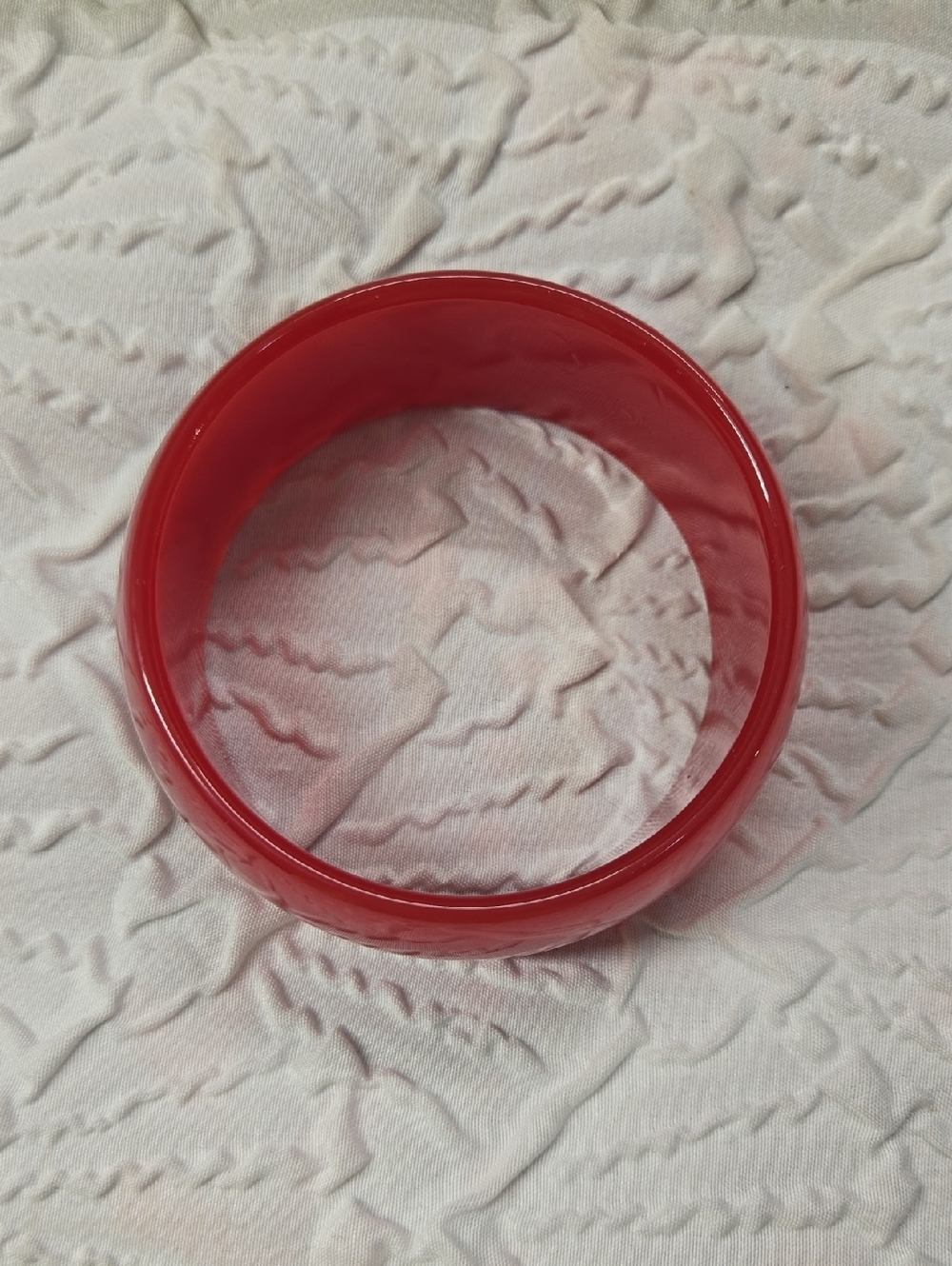 Stanley Red Acrylic Bangle Bracelet